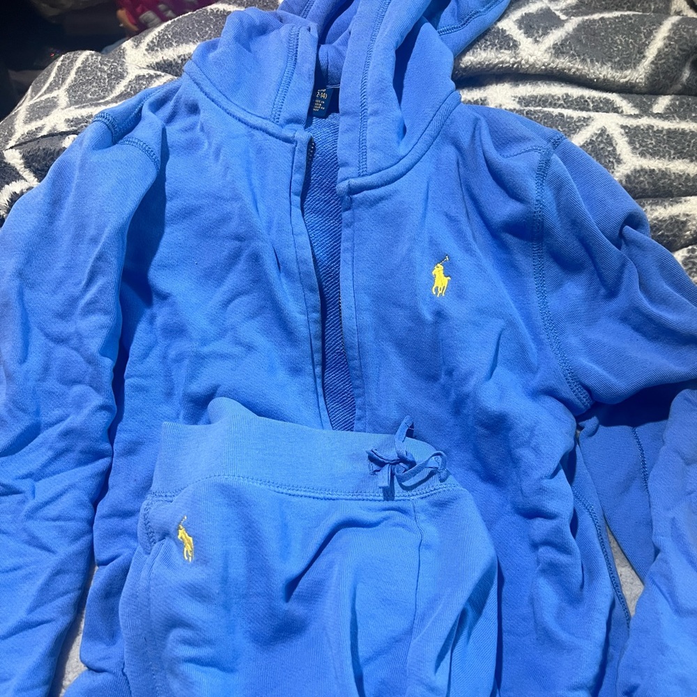 POLO RALPH LAUREN SWEATSUIT XS/ 12-14 woman’s extra small / kids large